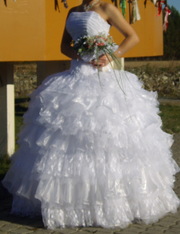 Свадебное платье + подарок!!!