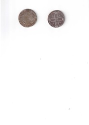 Рубль серебряный Петра 1 1704 и 1723гг. Оригинал.